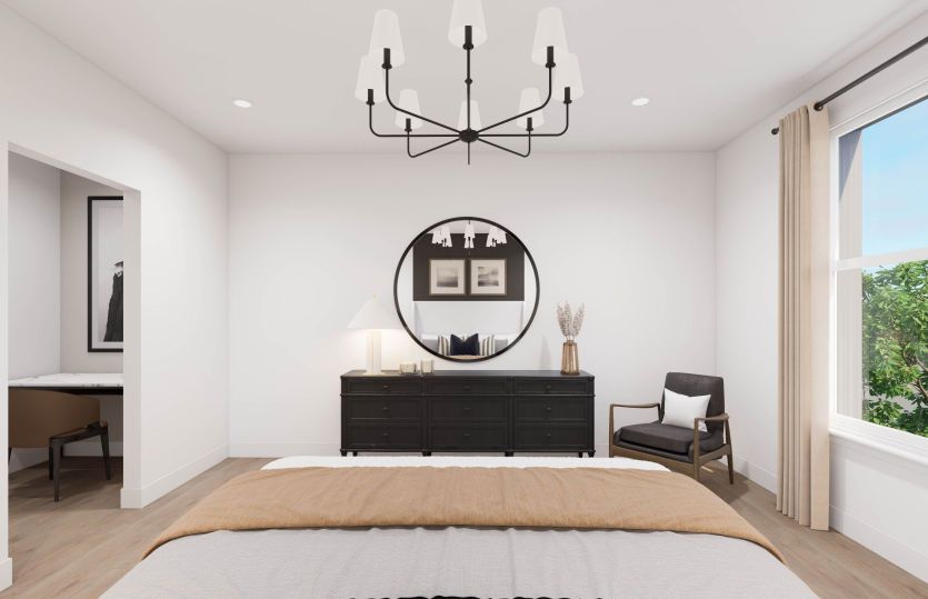 Sizable but Cozy Primary Suite
