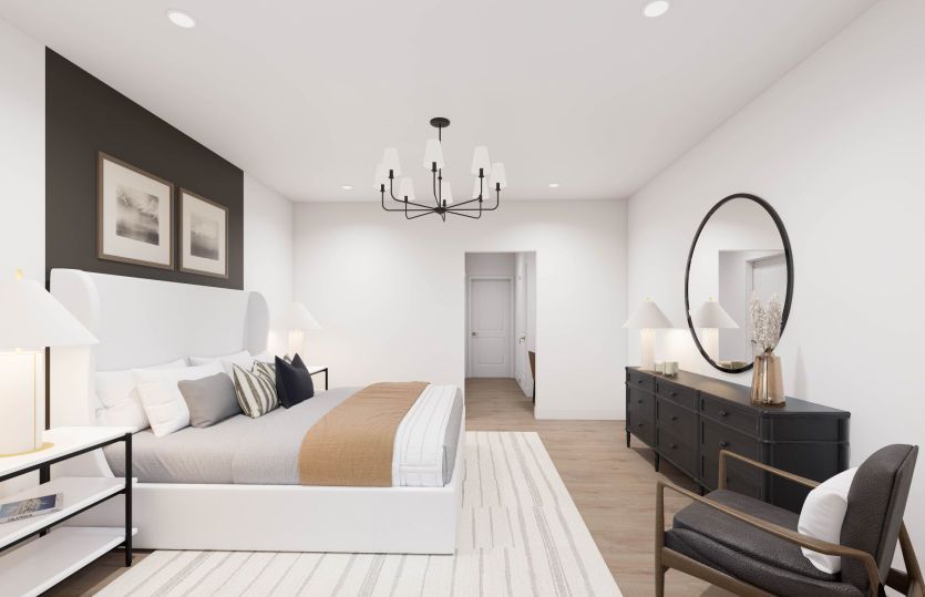 Sizable but Cozy Primary Suite