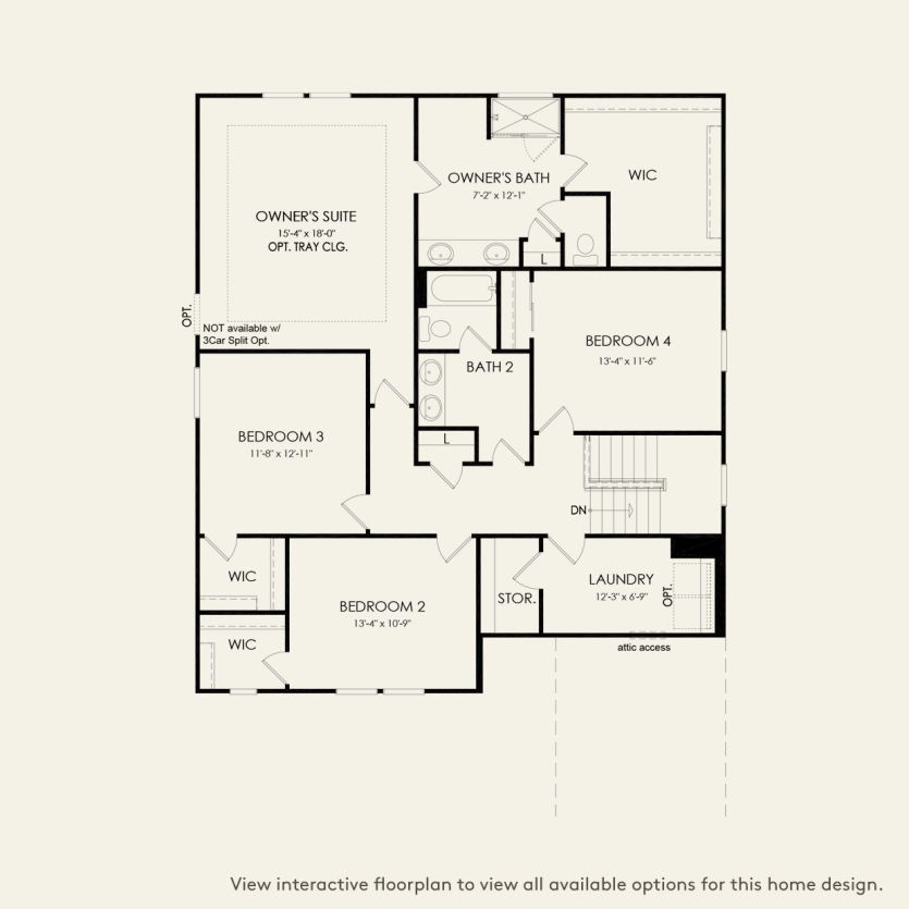 Second Floor 3 br / 2.5 ba