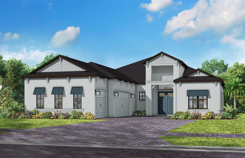 Exterior CO3 with metal roof option