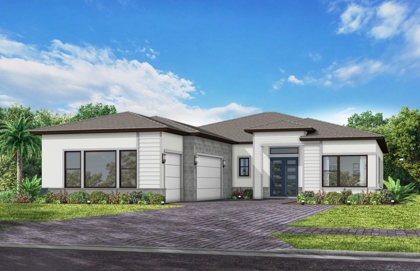 Exterior MD3 with optional stone