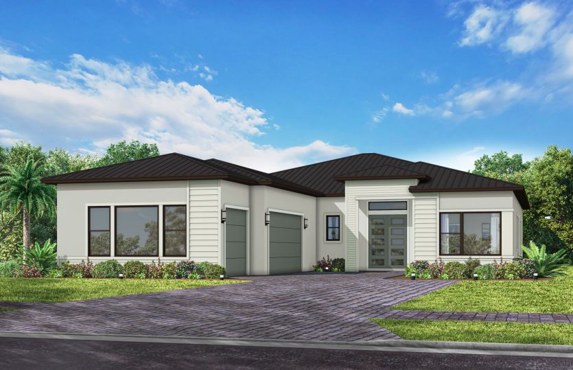 Exterior MD3 with metal roof option
