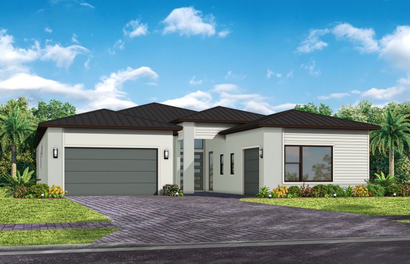 Exterior MD3 with metal roof option