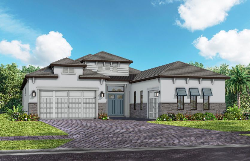 Exterior CO3 with optional stone