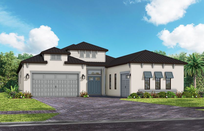 Exterior CO3 with metal roof option