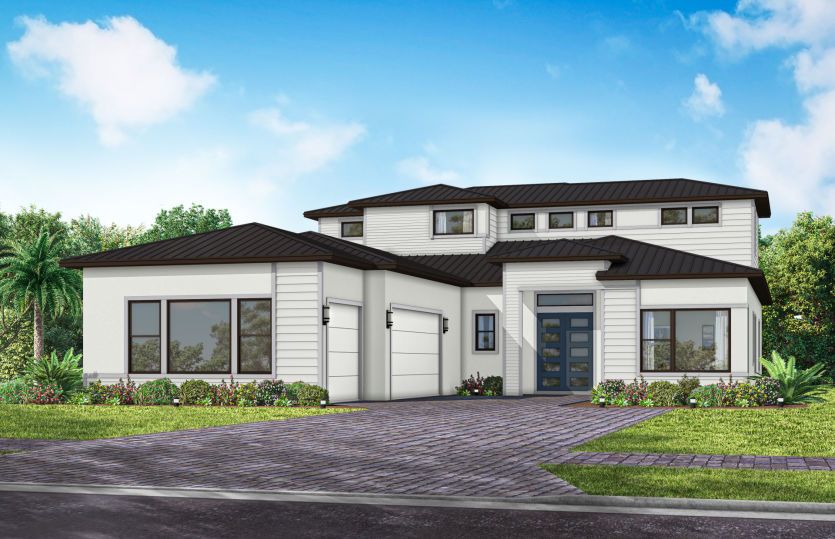 Exterior MD3 with metal roof option