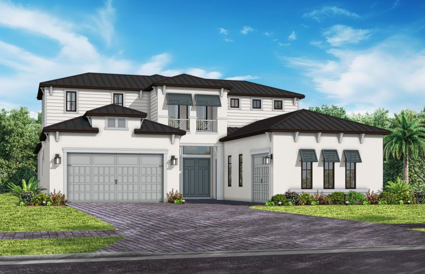 Exterior CO3 with metal roof option