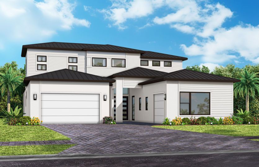 Exterior MD3 with metal roof option