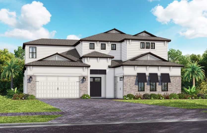 Exterior CO3 with optional stone