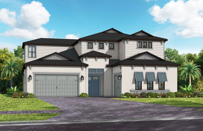 Exterior CO3 with metal roof option