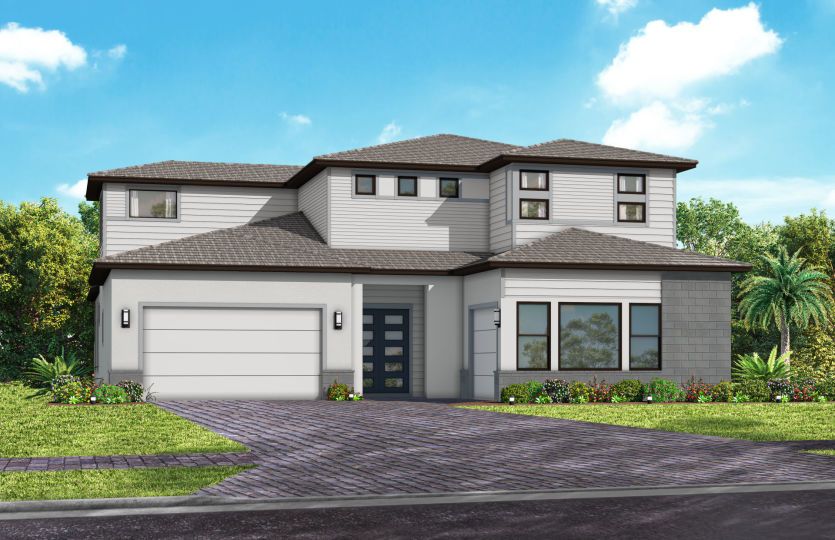 Exterior MD3 with optional stone