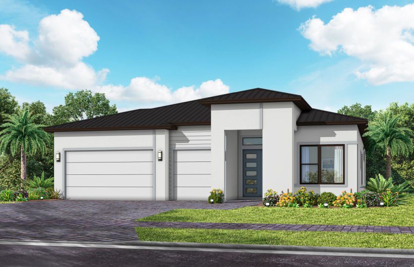 Exterior MD3 with metal roof option