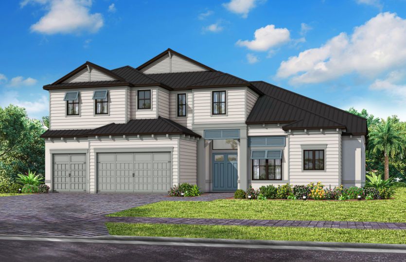 Exterior CO3 with metal roof option