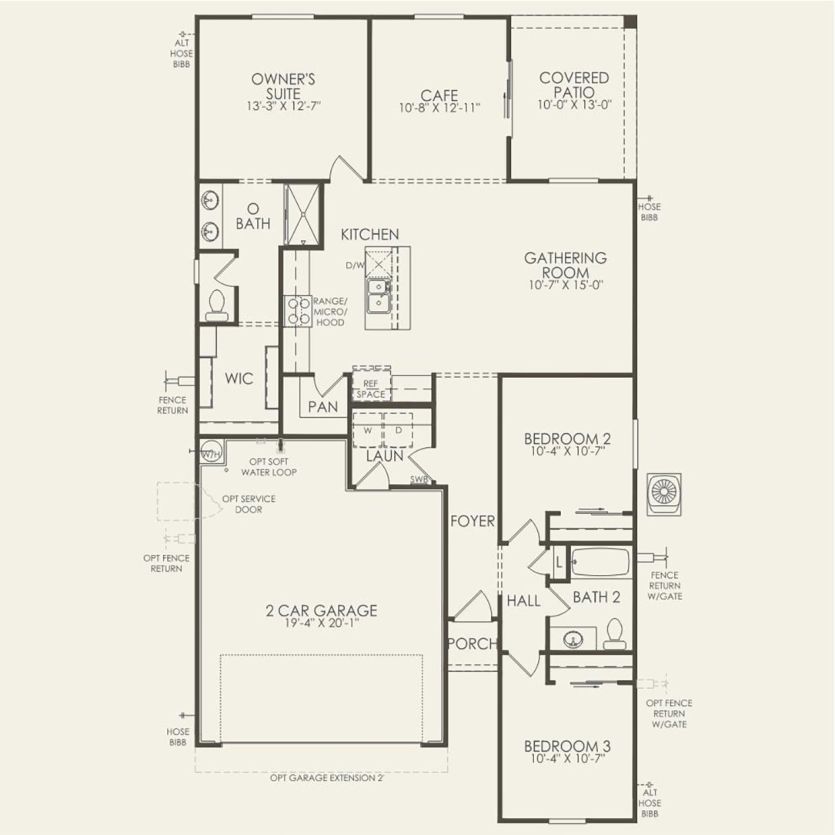 First Floor 3 br / 2 ba
