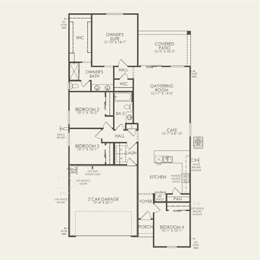 First Floor 4 br / 2 ba