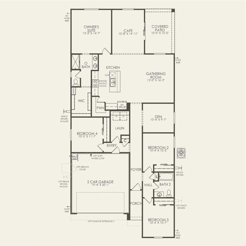 First Floor 4 br / 2 ba