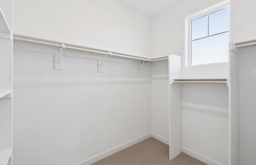 Primary walk-in closet
