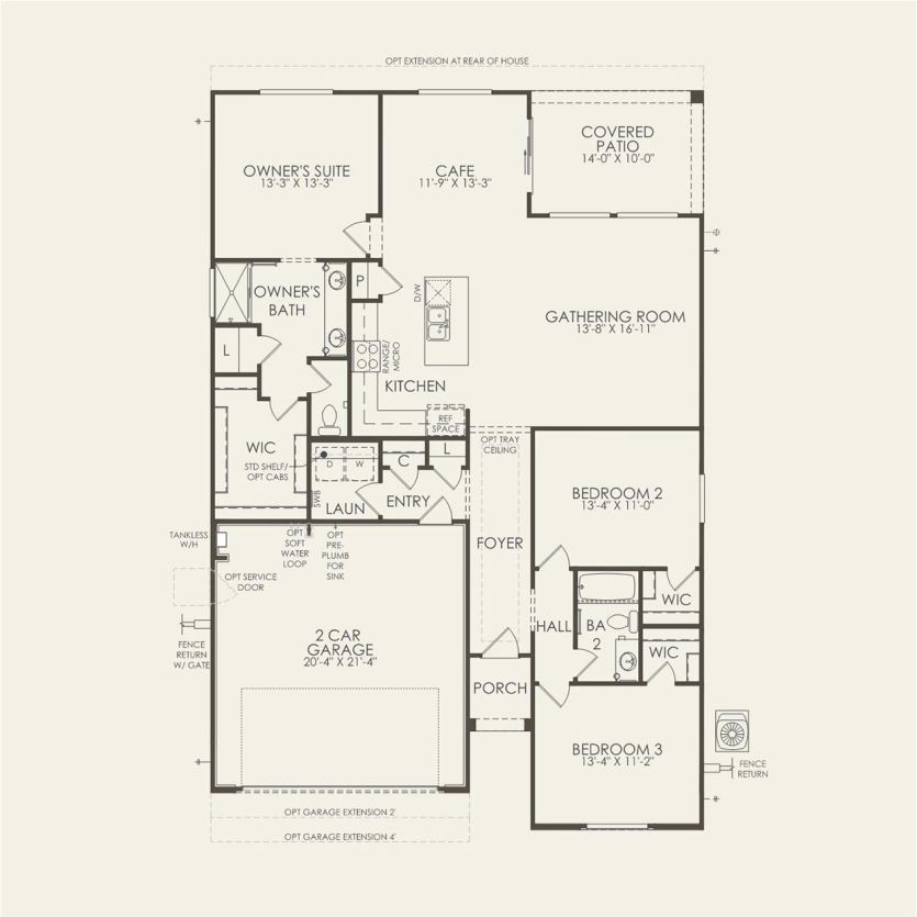 First Floor 3 br / 2 ba