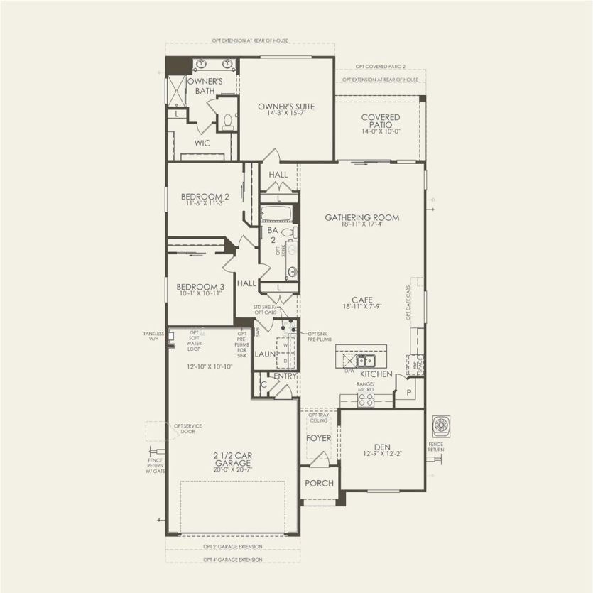 First Floor 3 br / 2 ba