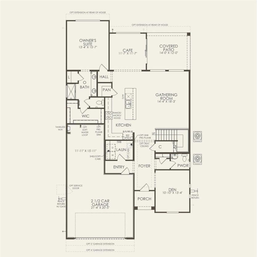 First Floor 4 br / 2.5 ba