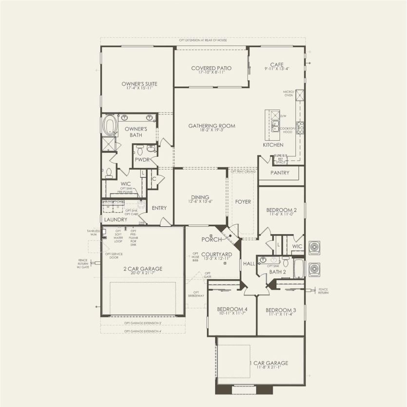First Floor 4 br / 2.5 ba