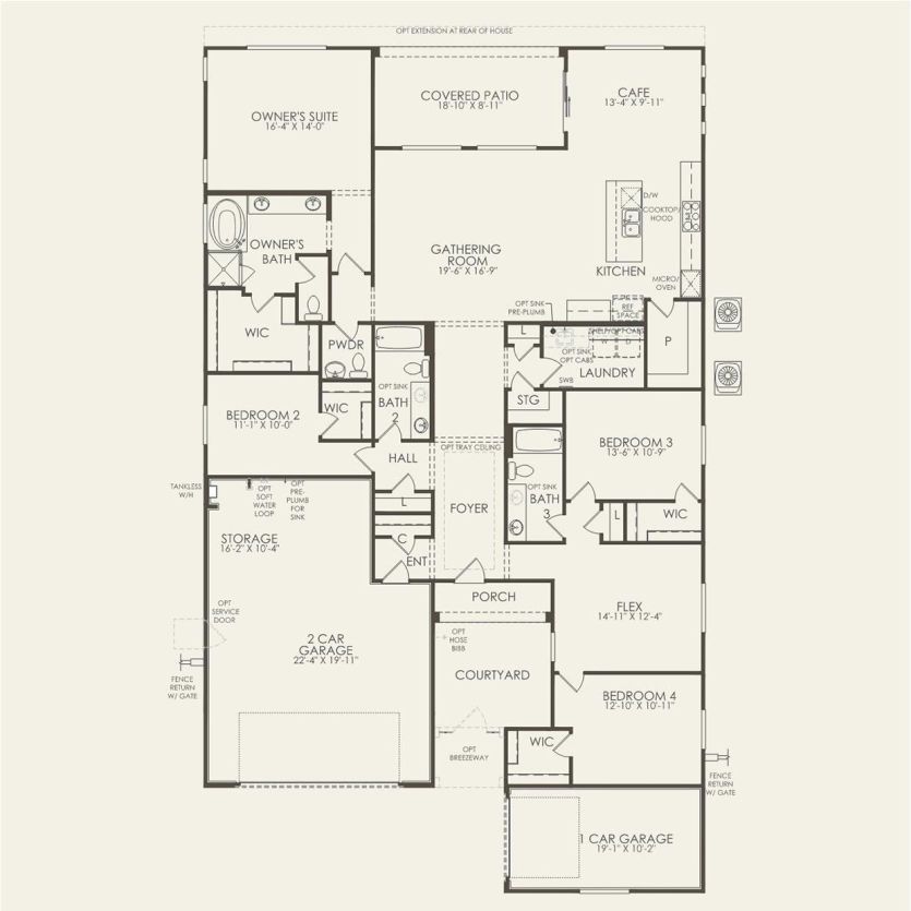 First Floor 4 br / 3.5 ba