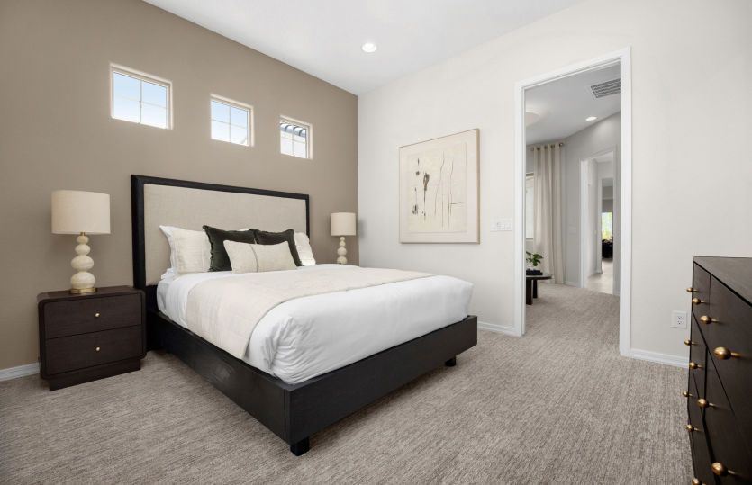 Bedroom for the guest suite is a great option for growing kids or overnight guests.