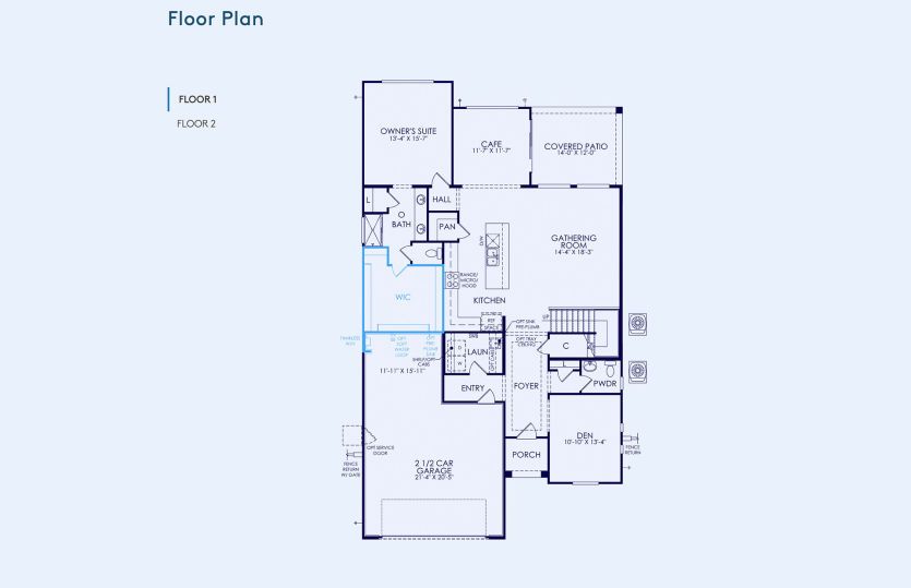Prato Floor Plan, Quick Move-In Home, Floor 1