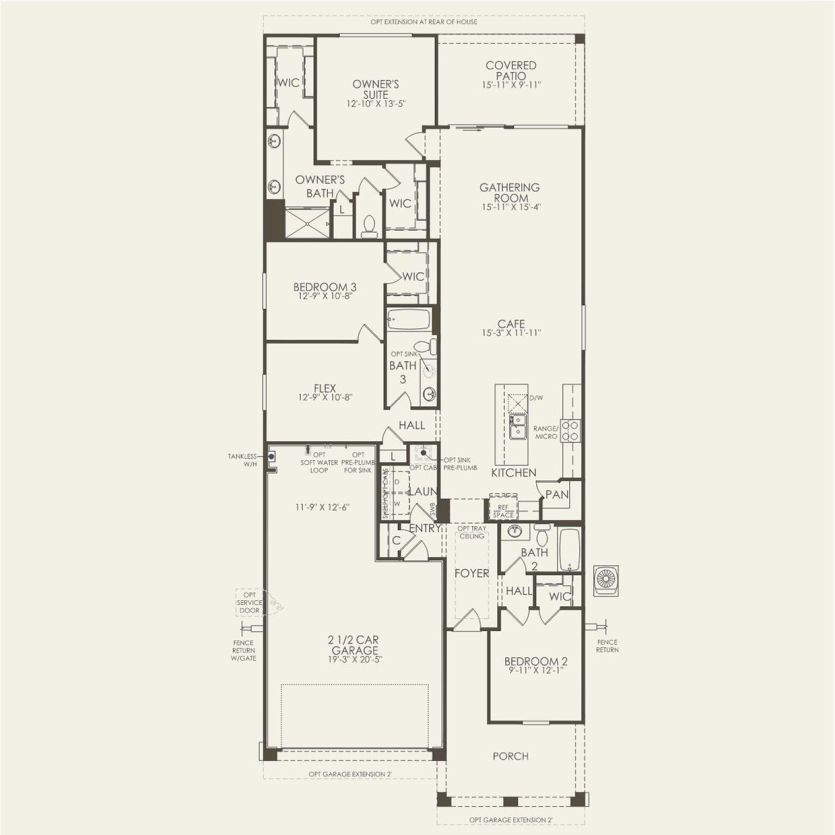 First Floor 3 br / 3 ba