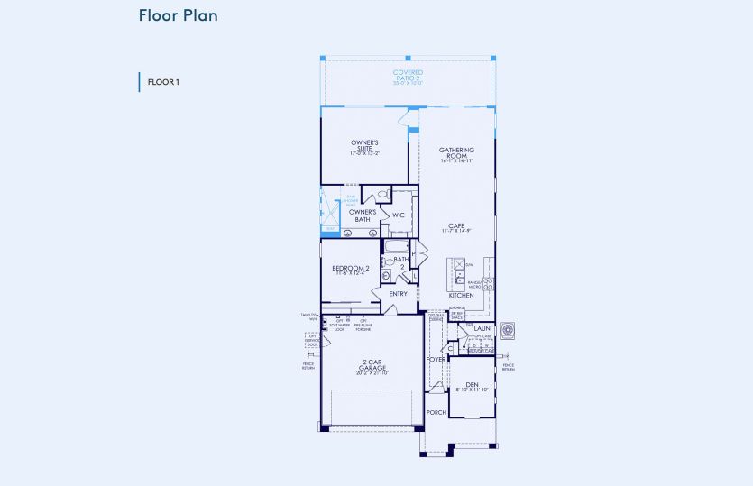 Solitude Floor Plan, Quick Move-In Home, Floor 1