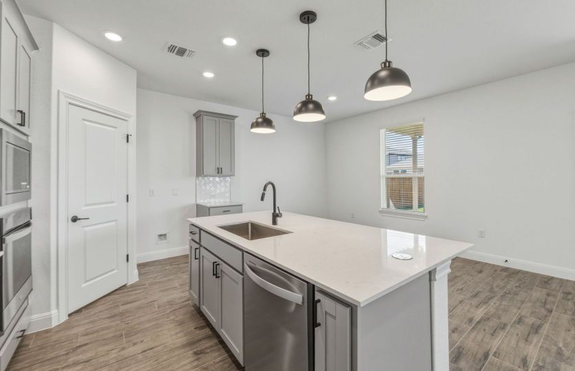 Kitchen Open to Dining Space