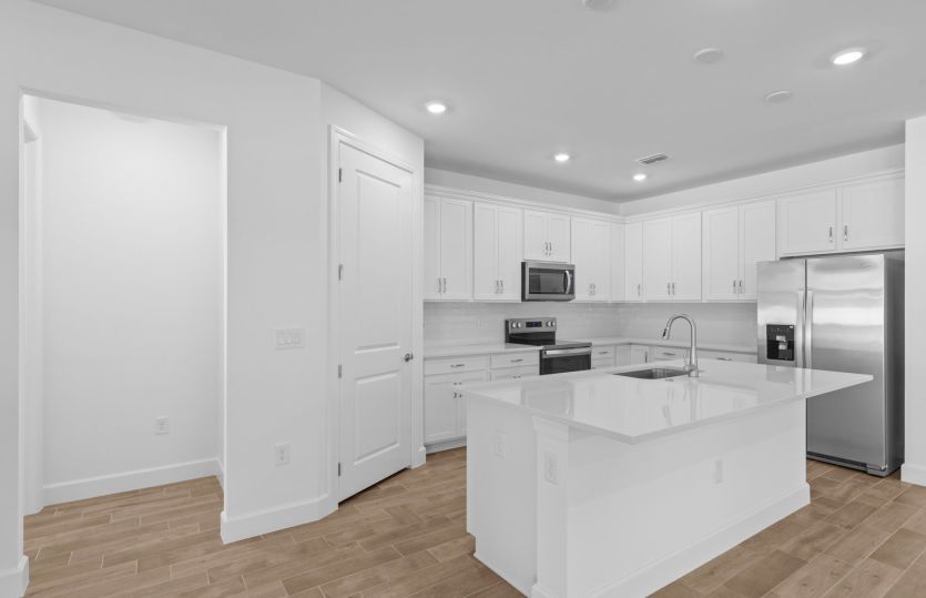 Chef-inspired kitchen with designer finishes