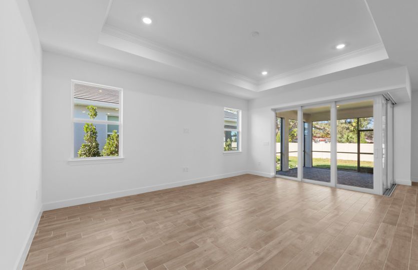 Enjoy natural lighting in the gathering room