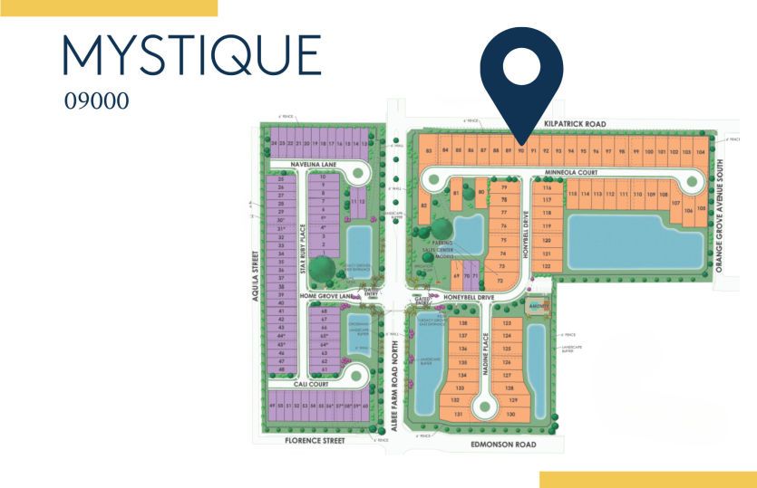 Location of this home within Legacy Groves