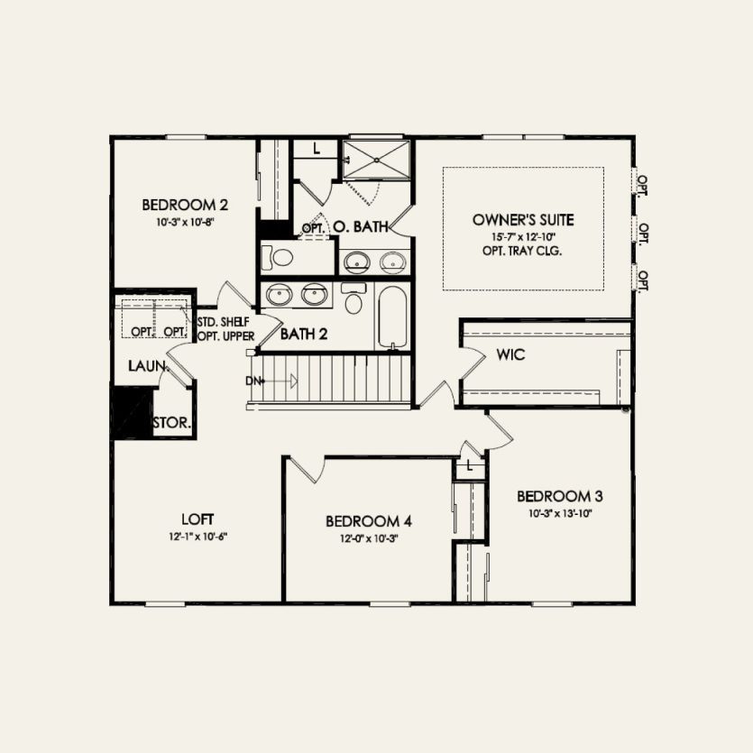 Second Floor 4 br / 2.5 ba