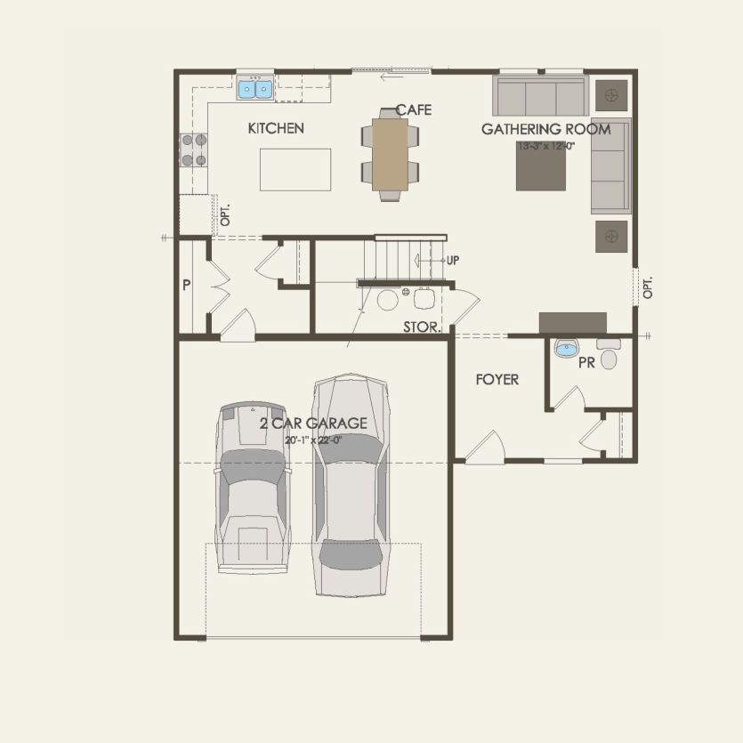 First Floor 3 br / 2.5 ba