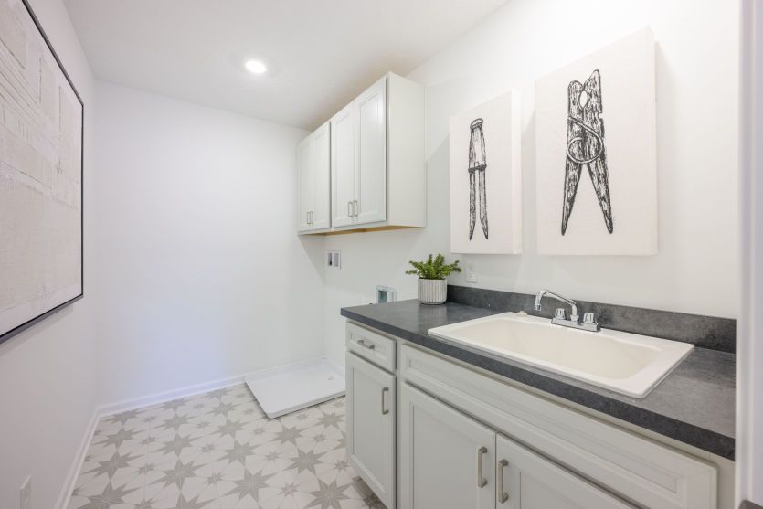Laundry Room with Plenty of Storage