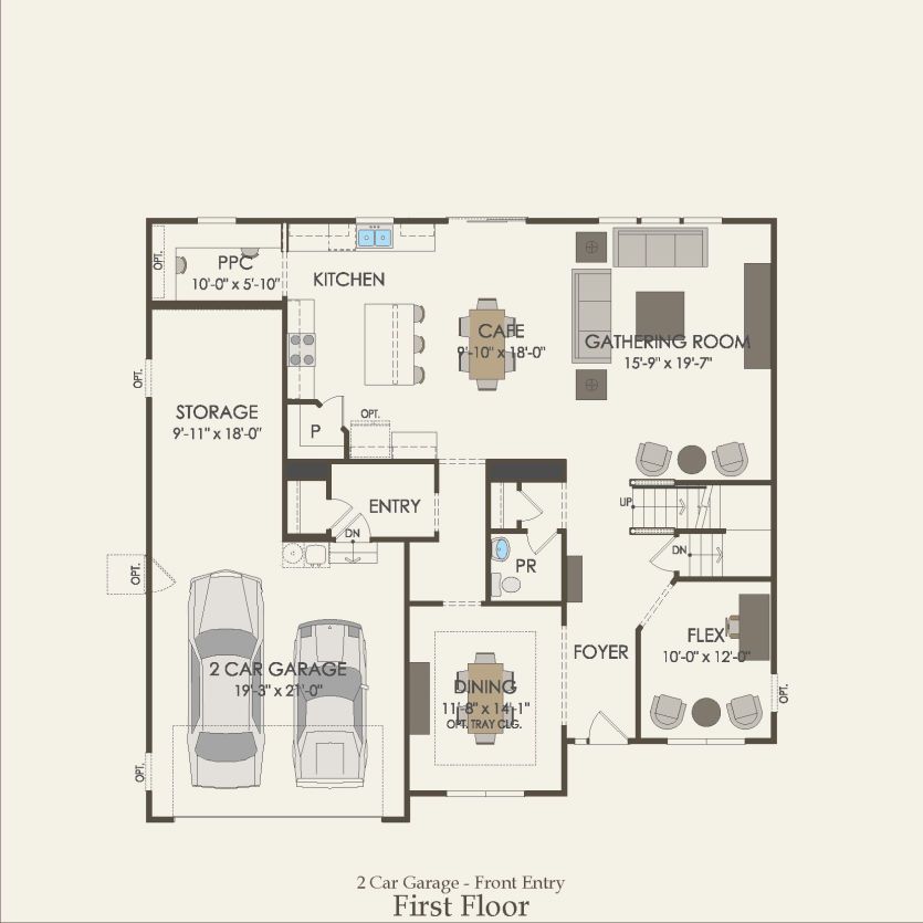 First Floor 4 br / 2.5 ba