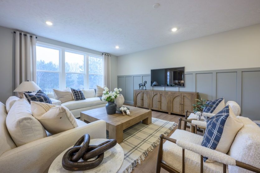 A Loft for Movie Night