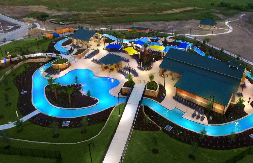 Lazy River Night View