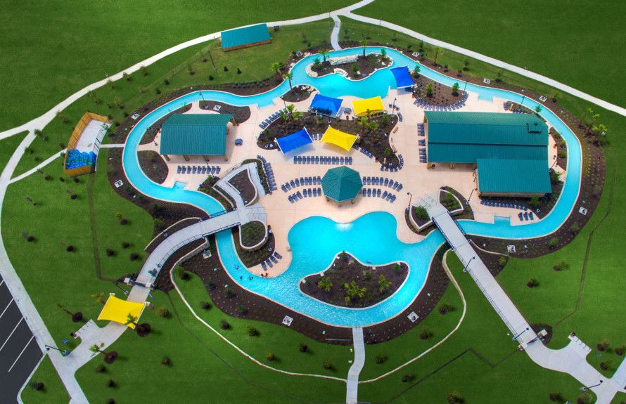 Lazy River Day Time View