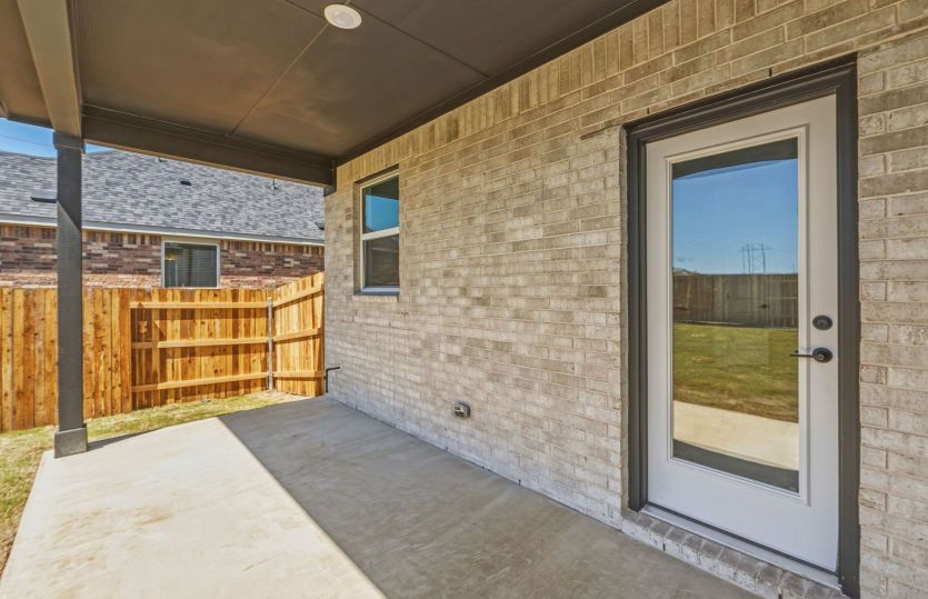 Covered Back Patio