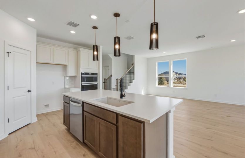 Kitchen Open to the Gathering Space
