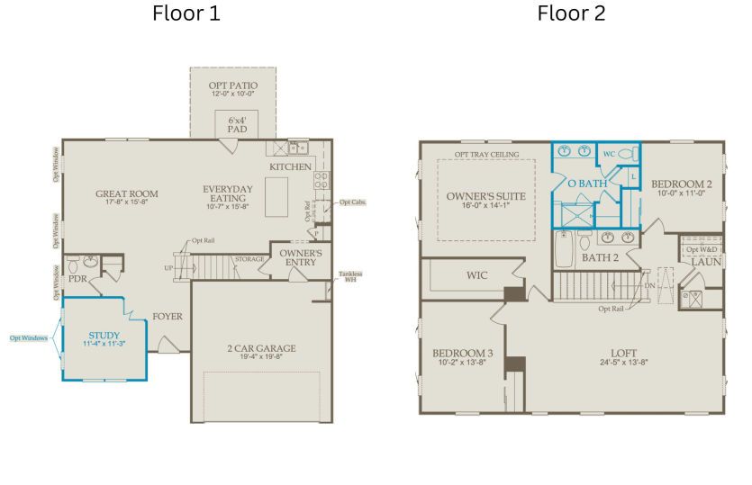 Floor Plan Level 1 & Level 2