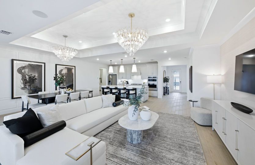 Open concept living in this new construction home