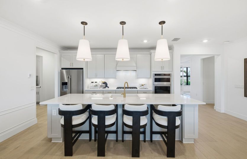 Kitchen with center island