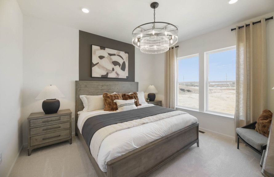 Primary Suite with an Oversized Walk-In Closet and Private Bath