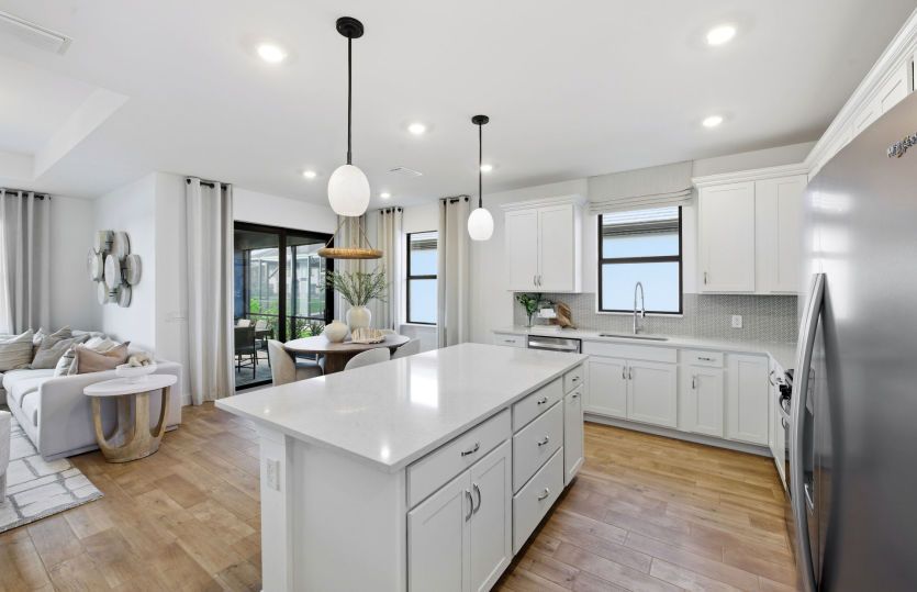 Kitchen with center island