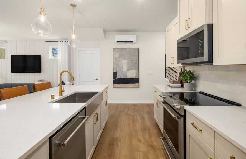 Modern kitchen with plenty of storage