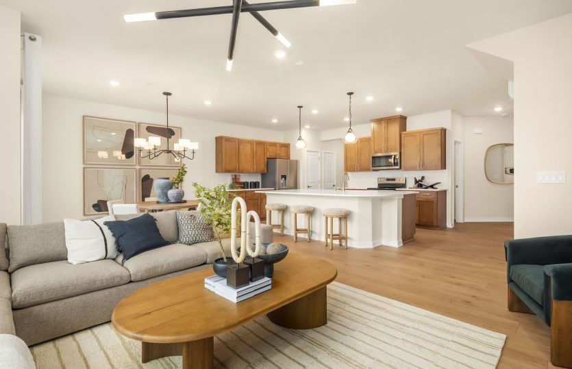Functional open floorplan